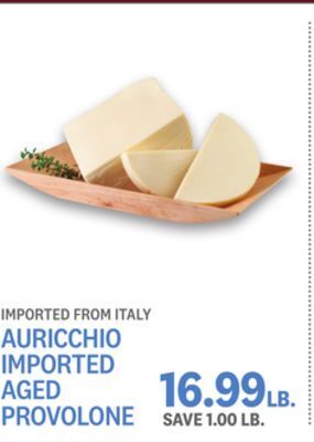 Kings Food Markets Auricchio imported aged provolone offer