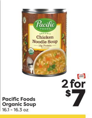 Weis Markets Pacific foods organic soup offer