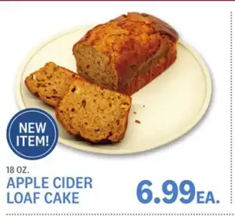Kings Food Markets Apple cider loaf cake offer