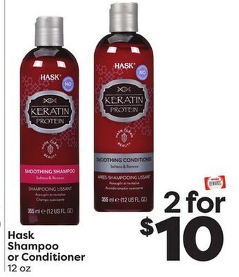 Weis Markets Hask shampoo or conditioner offer