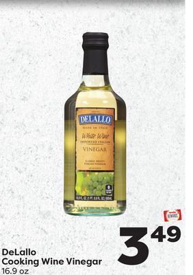 Weis Markets Delallo cooking wine vinegar offer