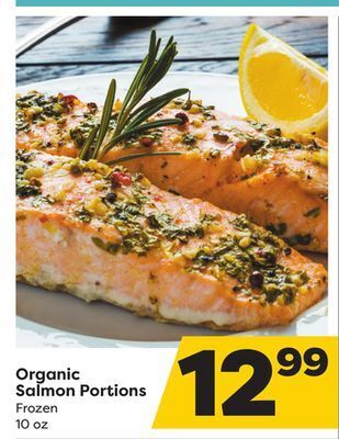 Weis Markets Organic salmon portions offer