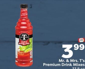 Weis Markets Mr. & mrs. t' s premium drink mixes offer