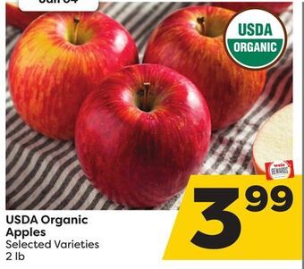 Weis Markets Usda organic apples offer