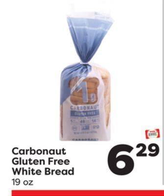 Weis Markets Carbonaut gluten free white bread offer