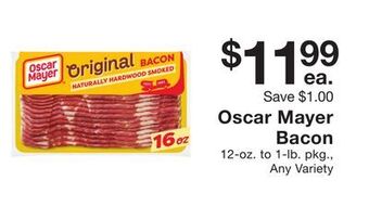 Fairway Store Market Oscar mayer bacon offer