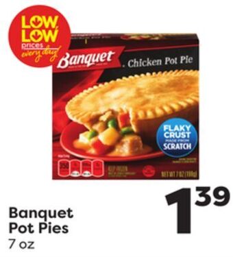 Weis Markets Banquet pot pies offer