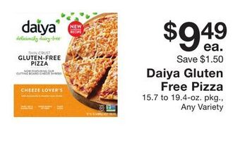 Fairway Store Market Daiya gluten free pizza offer