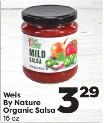 Weis Markets Weis by nature organic salsa offer