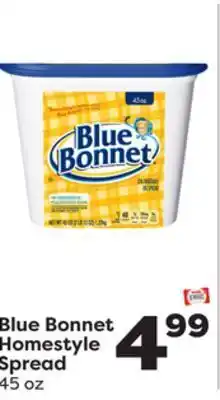 Weis Markets Blue bonnet homestyle spread offer