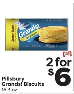 Weis Markets Pillsbury grands! biscuits offer