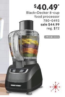 JC Penney Black+decker 8-cup food processor offer