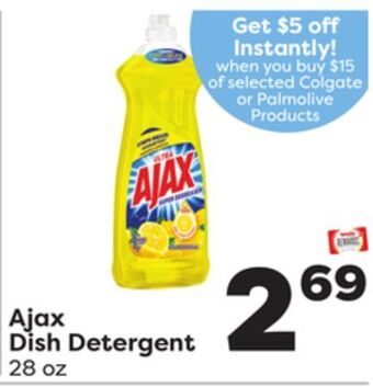 Weis Markets Ajax dish detergent offer