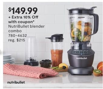 JC Penney Nutribullet blender combo offer