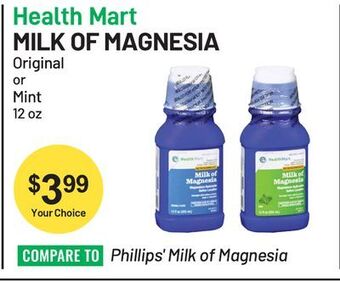 Health mart milk of magnesia