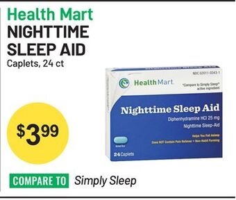 Health Mart Health mart nighttime sleep aid offer