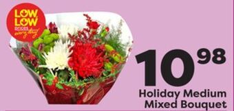 Weis Markets Holiday medium mixed bouquet offer