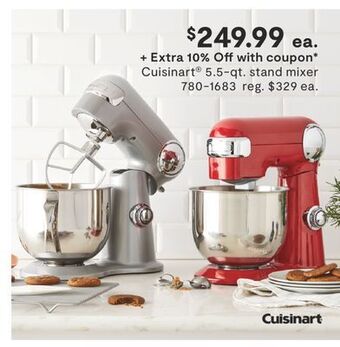 JC Penney Cuisinart® 5.5-qt. stand mixer offer