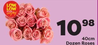 Weis Markets 40cm dozen roses offer