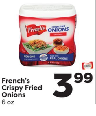 Weis Markets French's crispy fried onions offer