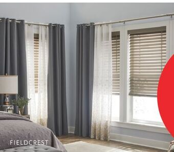 JC Penney Fieldcrest davina or arden curtain panels offer