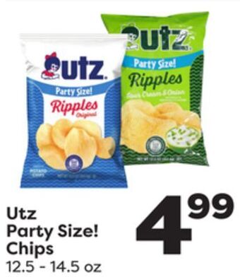 Weis Markets Utz party size! chips offer