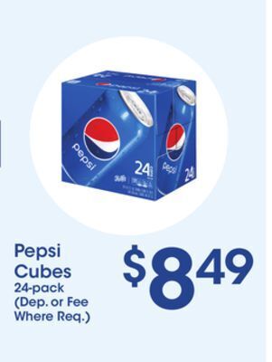 Price Rite Pepsi cubes offer