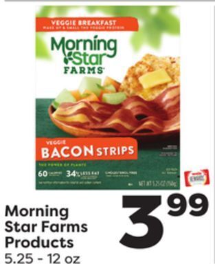 Weis Markets Morning star farms products offer