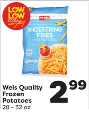 Weis Markets Weis quality frozen potatoes offer
