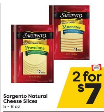 Weis Markets Sargento natural cheese slices offer