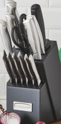 JC Penney Cuisinart® classic 15-pc stainless steel cutlery set offer