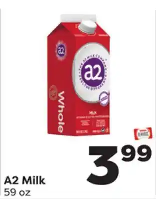 Weis Markets A2 milk offer