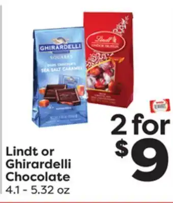 Weis Markets Lindt or ghirardelli chocolate offer