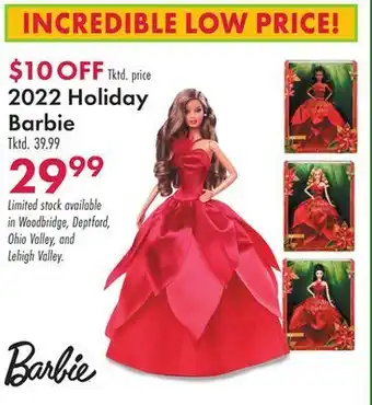 Boscov's Holiday barbie offer