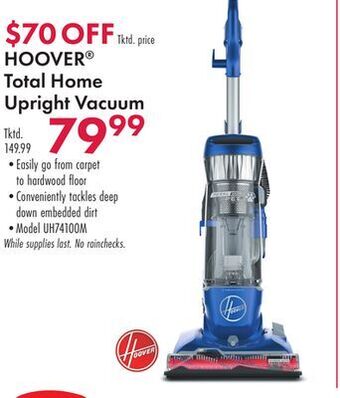 Boscov's Hoover® total home upright vacuum offer