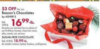 Boscov's Boscov's chocolates by asher's offer