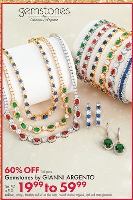 Boscov's Gemstones by gianni argento offer