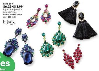 JC Penney Bijoux bar jewelry offer