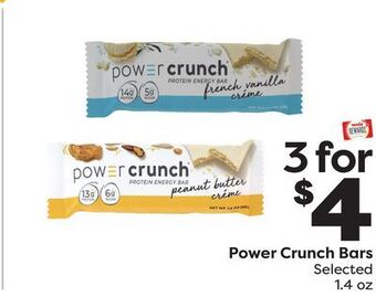 Weis Markets Power crunch bars offer
