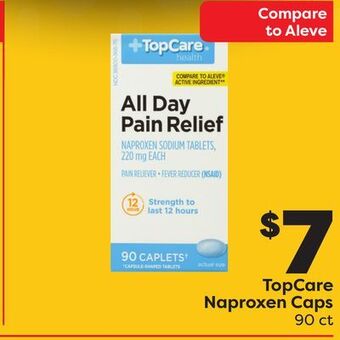 Weis Markets Topcare naproxen caps offer