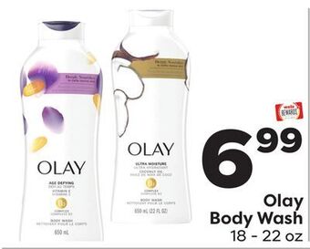 Weis Markets Olay body wash offer