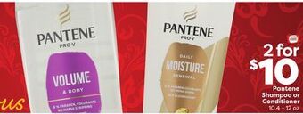 Weis Markets Pantene shampoo or conditioner offer
