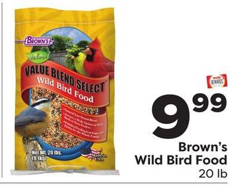Weis Markets Brown's wild bird food offer