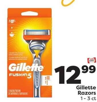 Weis Markets Gillette razors offer