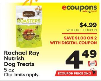 Weis Markets Rachael ray nutrish dog treats offer