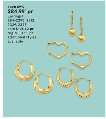 JC Penney Earrings◊ offer