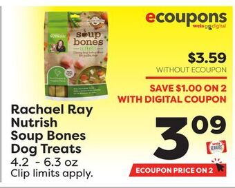 Weis Markets Rachael ray nutrish soup bones dog treats offer