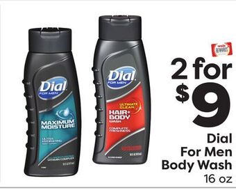 Weis Markets Dial for men body wash offer