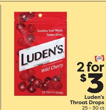 Weis Markets Luden's throat drops offer