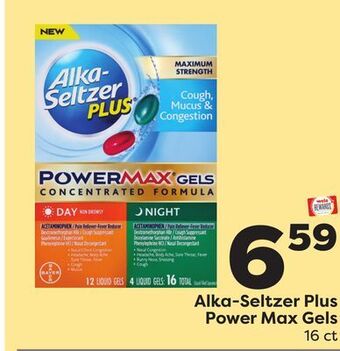 Weis Markets Alka-seltzer plus power max gels offer